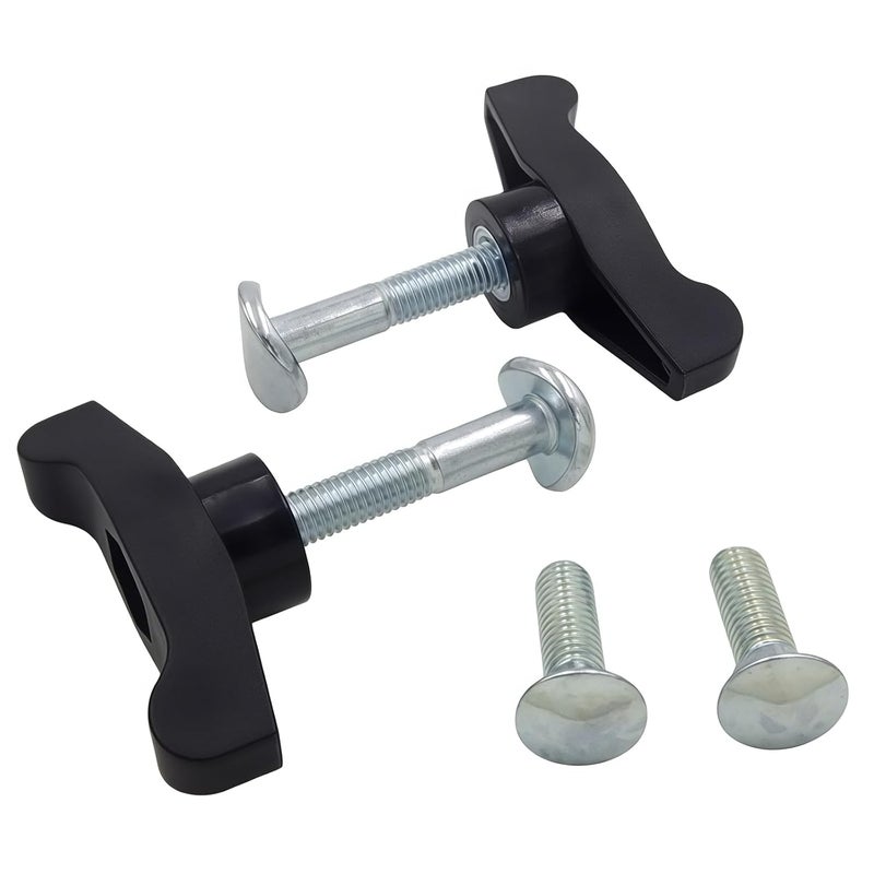 SEMIMO Lawn Mower Handle Knob Bolt Kit – Universal T-Handle Bolts & Wing Knobs for Snow Blower and Outdoor Equipment - Image 1